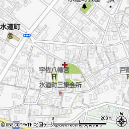新潟県燕市水道町3丁目周辺の地図
