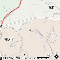 福島県伊達郡川俣町西福沢笹畑周辺の地図