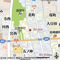 福島県喜多方市中町2898周辺の地図