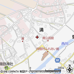 新潟県燕市溝218周辺の地図