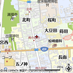 福島県喜多方市南町2896周辺の地図