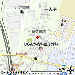 福島県福島市松川町天王原周辺の地図