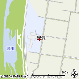福島県喜多方市上三宮町吉川（黒沢）周辺の地図