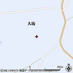 福島県相馬郡飯舘村飯樋大坂周辺の地図