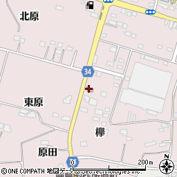 信田沢郵便局周辺の地図