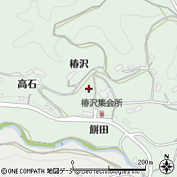 福島県福島市飯野町大久保（椿沢）周辺の地図