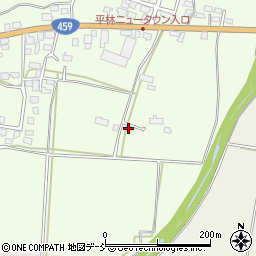 福島県喜多方市関柴町平林南ノ前周辺の地図