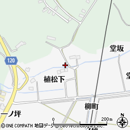 福島県南相馬市原町区上高平（植松下）周辺の地図