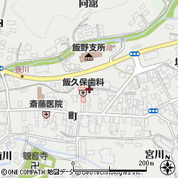 福島県福島市飯野町町46周辺の地図