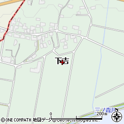 福島県耶麻郡北塩原村下吉周辺の地図