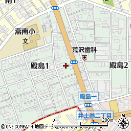 新潟県燕市殿島周辺の地図
