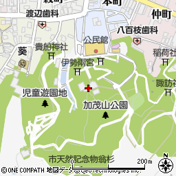 青海神社周辺の地図