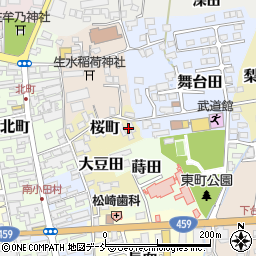 福島県喜多方市大豆田3010周辺の地図