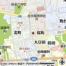 福島県喜多方市桜町2993周辺の地図