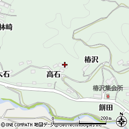 福島県福島市飯野町大久保高石周辺の地図
