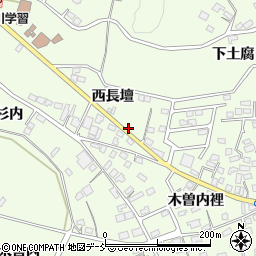福島県福島市松川町（西長壇）周辺の地図