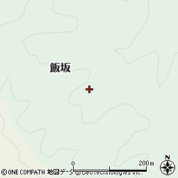 福島県伊達郡川俣町飯坂大滝周辺の地図