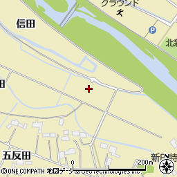 福島県南相馬市原町区北新田信田246周辺の地図