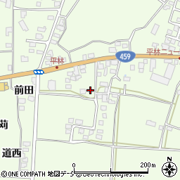 福島県喜多方市関柴町平林（反田）周辺の地図
