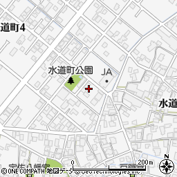 新潟県燕市水道町周辺の地図