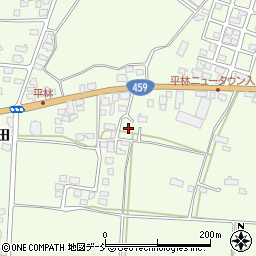 福島県喜多方市関柴町平林地利前周辺の地図