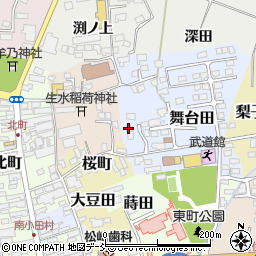 会津北部森林組合周辺の地図