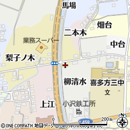 ダスキン会津喜多方営業所周辺の地図