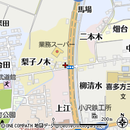 福島県喜多方市瀬戸周辺の地図