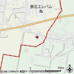 福島県喜多方市関柴町下柴道尻周辺の地図