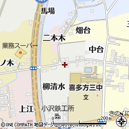 福島県喜多方市柳清水3413周辺の地図