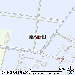 新潟県燕市源八新田周辺の地図