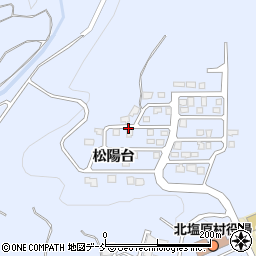 福島県北塩原村（耶麻郡）北山（松陽台）周辺の地図