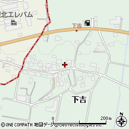 福島県耶麻郡北塩原村下吉吉村周辺の地図