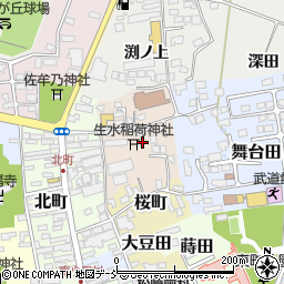 福島県喜多方市加登周辺の地図