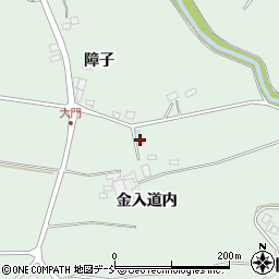 福島県福島市松川町水原金田周辺の地図