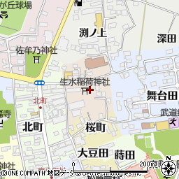 福島県喜多方市加登周辺の地図