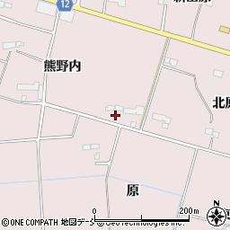 福島県南相馬市原町区信田沢原周辺の地図