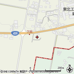 福島県喜多方市関柴町下柴道下23周辺の地図