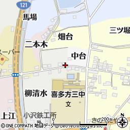 福島県喜多方市柳清水3431周辺の地図