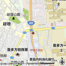 喜多方ラジオセンター周辺の地図