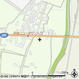 福島県喜多方市関柴町平林古屋敷周辺の地図