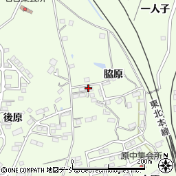 福島県福島市松川町（脇原）周辺の地図