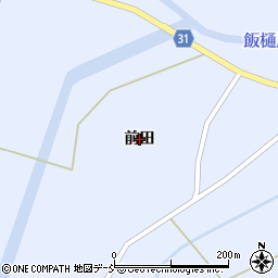 福島県飯舘村（相馬郡）飯樋（前田）周辺の地図