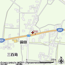 福島県喜多方市関柴町平林関田317周辺の地図