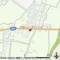 福島県喜多方市関柴町平林（土合）周辺の地図