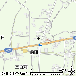 福島県喜多方市関柴町平林関田316-7周辺の地図