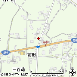 福島県喜多方市関柴町平林関田316周辺の地図
