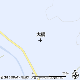 福島県相馬郡飯舘村飯樋大橋173周辺の地図