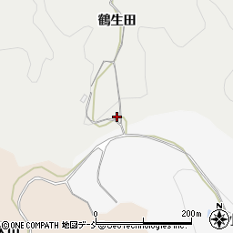 福島県伊達郡川俣町鶴沢鶴生山周辺の地図