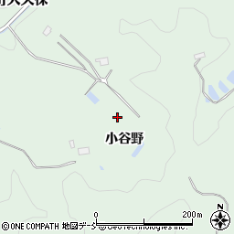 福島県福島市飯野町大久保（小谷野）周辺の地図